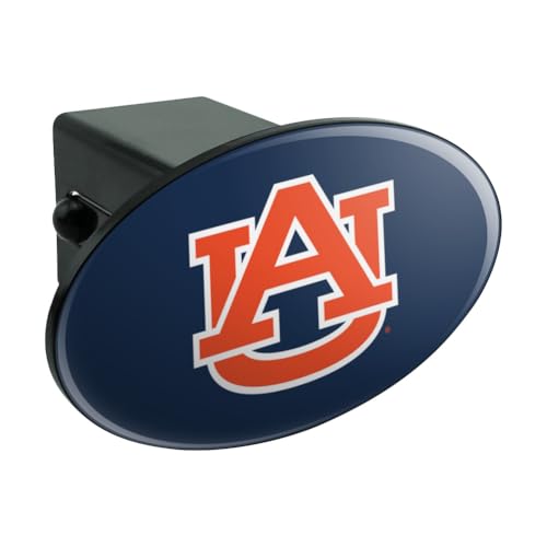 Graphics & More Auburn University Tigers Primary Logo Oval Tow Hitch Cover Trailer Plug Insert 2