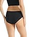 adidas Women's Active Seamless Hipster Underwear 6-Pack, Black, Small