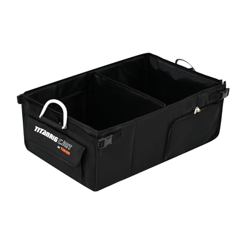 TARION Video Production Cart Accessories - Foldable Storage Box for Titanrig Cart Base - Dual Side Access & Extendable for Long Gear - Titanrig Organizer