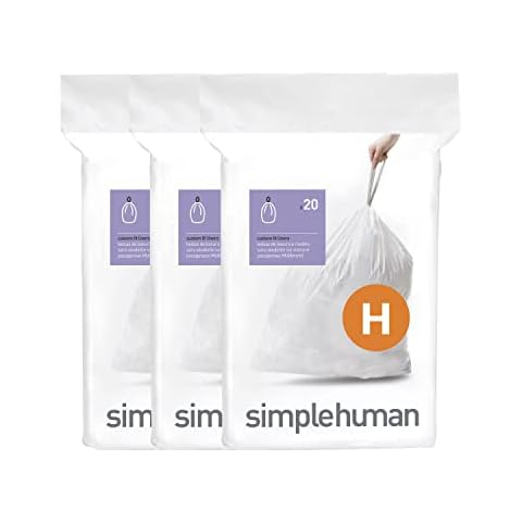 simplehuman Code H 60 Recycled Bin Bags Cover