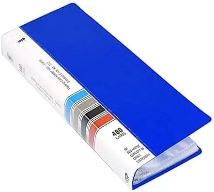 RUHI ENTERPRISES Business Card Holder, Debit/Credit/Business/Visiting Name Id Card Holder Book Case Organizer File (Pack of 2) (pack of 1)