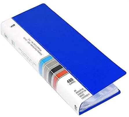 RUHI ENTERPRISES Business Card Holder, Debit/Credit/Business/Visiting Name Id Card Holder Book Case Organizer File (Pack of 2) (pack of 1)