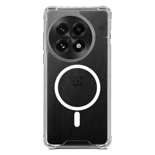 Image of DailyObjects Clear Magnetic Phone Case Cover Compatible with OnePlus 13 | Wireless Charging Slim Back Cover | 2 Layer Edge Protection & Shockproof