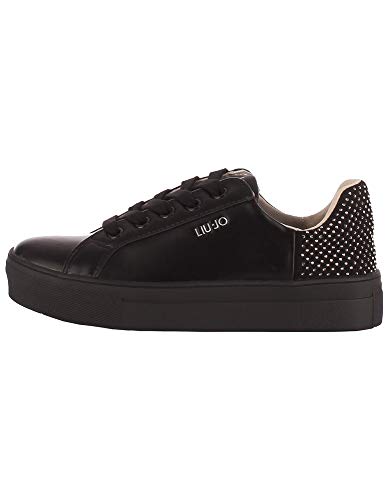 Liu Jo Art. Alicia 144 Sneaker Bimba Nero con Brillantini (Numeric_29)