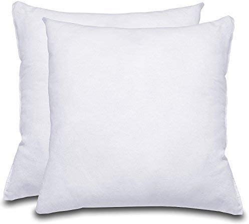 Snugglemore 65cm 26" Square Euro Continental Luxury Piped Edge Microfibre Pillows Made in UK Pillowcases also available (Pillow Pair)