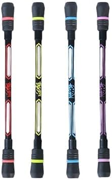 Gowxs 4 Stück Drehstifte, Rolling Finger Spin Game Stifte mit beschwertem Ball, Anti-Rutsch-Schreibwaren-Set mit Nachfüllungen, schwarze Tinte für Studenten, Unterhaltung, Druckentlastungsstifte,