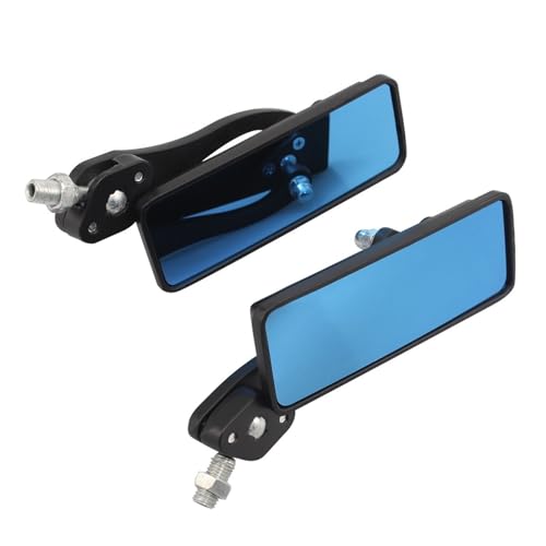 Espejos laterales rectangulares antideslumbrantes para evitar reflejos en el manillar de moto