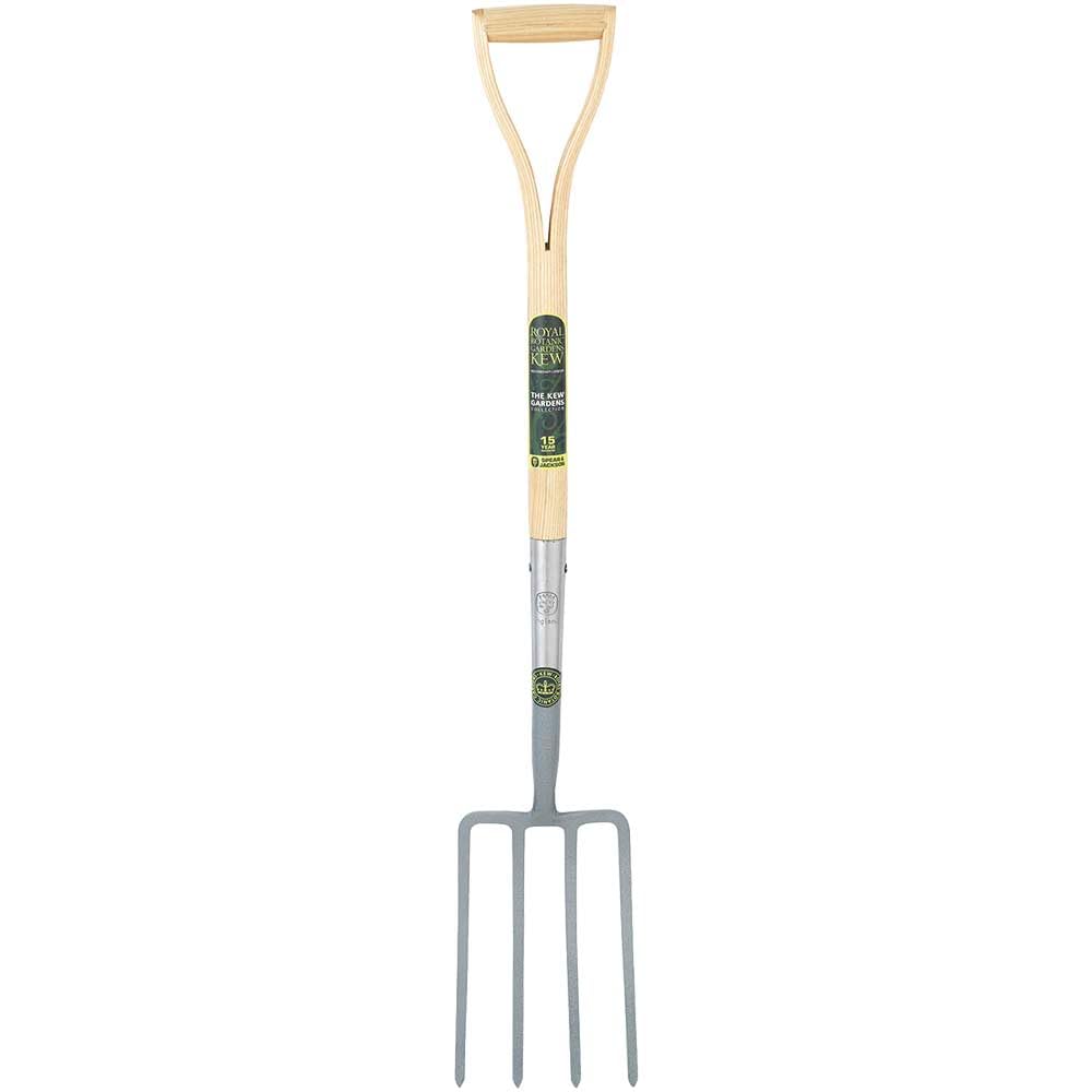 Spear & Jackson Kew Gardens Collection Forconi da Giardino Forgiati in Acciaio al Carbonio – Robusti e Precisi, Ideali per Giardinaggio, Bordure e Preparazioni del Terreno