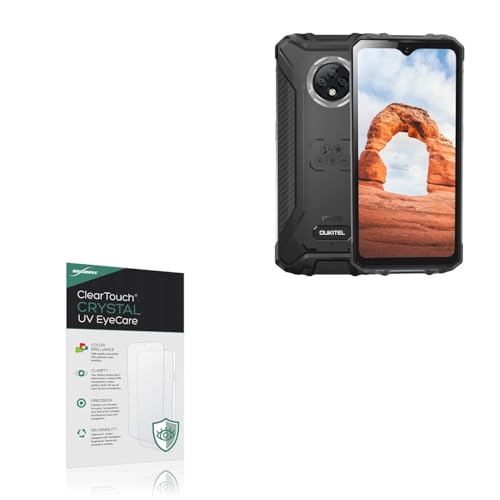 BoxWave Screen Protector Compatible With Oukitel WP8 Pro - ClearTouch Crystal Anti-UV EyeCare (2-Pack), Filters out Harmful Blue Light Reduce Fatigue