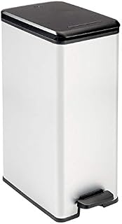 CURVER Kitchen Bin, Silver, One Size