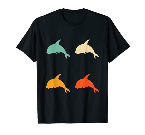 Vintage orca lover retro gift for animal keeper orca camiseta
