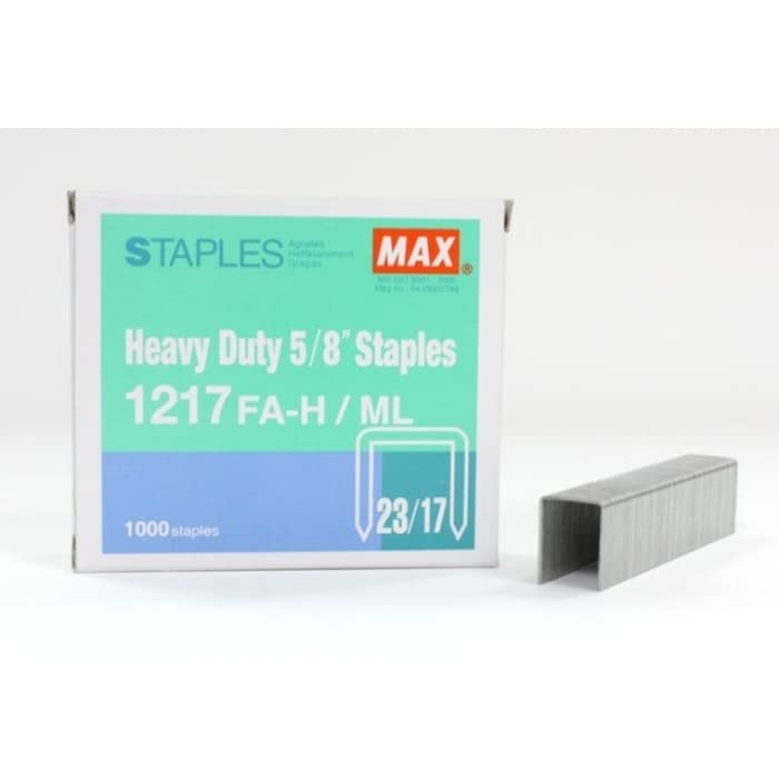 Max 1217 FAH Staple Pin (23/17) for HD-12 Series Heavy Duty Staplers
