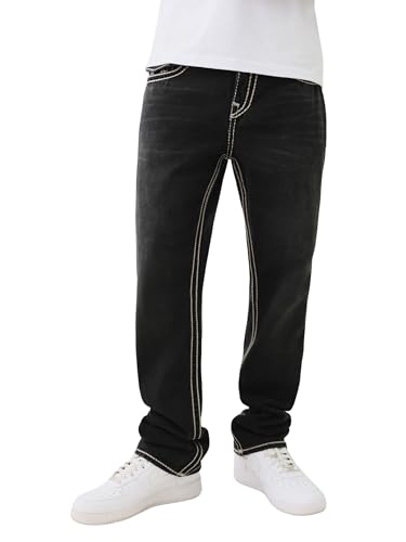 True Religion Men's Ricky Super T Flap 1.2" Marled Rope Stitch2