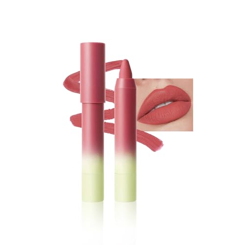 Image of Warm Rosewood Matte Lip Liner Pencil - Smooth & Moisturizing Lip Pencil for Precise Contour, Rich Color Payoff, Lightweight Everyday Lip Makeup, Twist-Up Design,03#