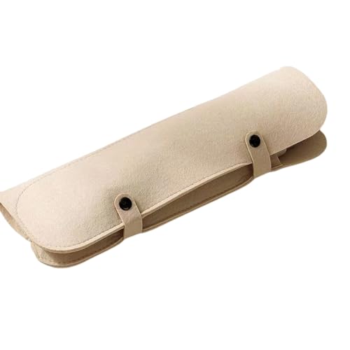Bolsa De Almacenamiento Para Rizador - Organizador De Viaje De Fieltro De 13,31 Pulgadas | Protector De Alfombra Resistente Al Calor, Bolsa Compacta Para Hierro Plano, Cepillos, Rulos Y Herramientas