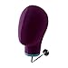 Generic Wall Mount Mannequin Head Wig Holder for Hairpieces Home, Purple