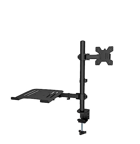 Soporte de monitor con bandeja de portátil articulado JEQGDLUI