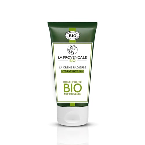 Crème Hydratante Bio Radieuse LA PROVENCALE le pot de 50mL Lot de 2 pour le soin du visage