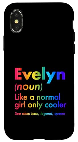 Evelyn Like A Normal Girl Only Cooler Queen ���O �X�}�z�P�[�X iPhone X/XS �p