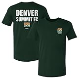 500 LEVEL Denver Summit FC Wordmark F&B Shirt (Forest Green, Medium)
