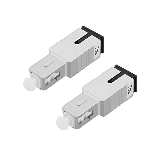 Flyprofiber Sc Attenuator 7Db, Sc/Upc Single Mode Fixed Fiber Optic Attenuator, Sc Male To Female, 7Db-2Pack #TOP14