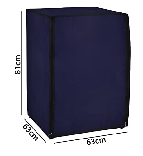 Image of Amazon Brand - Umi. Front Load Washing Machine Cover Suitable for Bosch 6.5 Kg, 7 Kg, 7.5 Kg, 8 Kg, 8.5 Kg, 9 Kg (63cmsX63cmsX81cms, NAVY BLUE)
