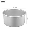 ArtHoval for Round Hollow Chiffon Cake Pan 4/6/8 Inch, Aluminum Alloy Baking with Non- Coating for Easy Release, 0.8mm Thickened Heat-Resistant Bakeware #2