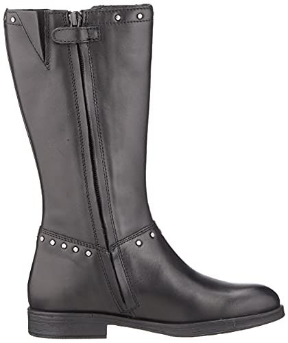 Geox Jr Agata C, Stivali, Bambine e ragazze, Nero