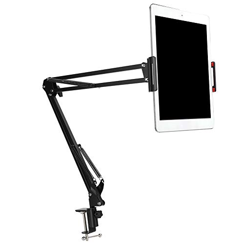 Telefonhalter Bett, Telefonständer Tablet PC Halterung | Lazy Arm Holder Clamp Mount Bracket Bett für die meisten 10 Zoll und darunter Handy/Tablet PC