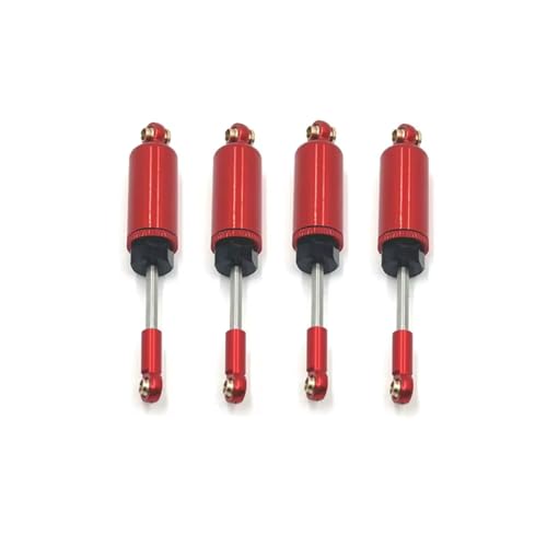 Amortisseurs hydrauliques MJX 14209 14210 en métal rouge pour voiture RC 1/14