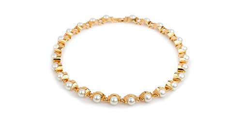 Preisvergleich Produktbild Lele Sadoughi vergoldet Mini Groove Halskette von 43,2 cm