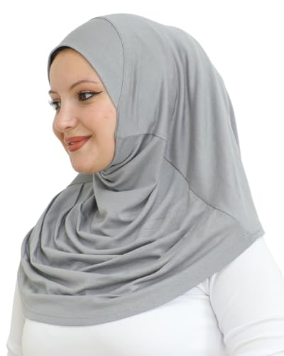 Prien Plain Ready To Wear Hijab for Women, Muslim Instant Turbans, Soft Jersey Scarf, Islamic Clothes, Long Hijabs, Abaya