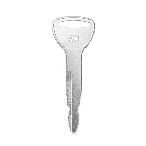 QWORK Ignition Keys, 10 Pack Forklift Key Heavy Equipment Ignition Keys 57591-23330-71 575912333071 A62597 Compatible with Toyota Forklift