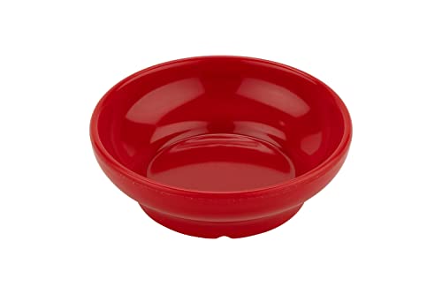 G.E.T. SD-05-R-EC Melamine Salsa / Queso Ramekin Dish, 5 Ounce, Cobalt Red (Set of 4)