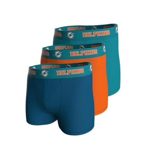 Boxers Dolphins Underwear Hombre Pack de 3 de algodón elástico con ajuste ergonómico