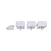 Woods 13569 13569WD Indoor Wireless Remote Kit up to 66 ft. Range; Ideal for Holiday Decorations; Works Through Walls Windows and Doors; Controls up to 3 Devices; 3-Outlet Pack; White/Orange