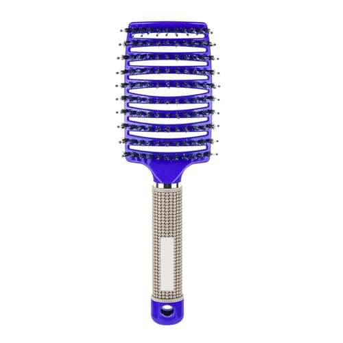 Wet Detangling Hair Brush for Women and Kids, Paddle Detangler Brush for Wet & Dry Hair, Curved Vented Hairbrush for Blow Drying, Make Hair Shiny & Healthier