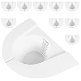 DEARMAMY 10 Stück Teiliges Urin Stuhlfänger für Frauen Hygienischer Toilettenhut zur Probenentnahme Sicherer Leicht zu Reinigender Behälter für Stuhl Urinproben Benutzerfreundlich