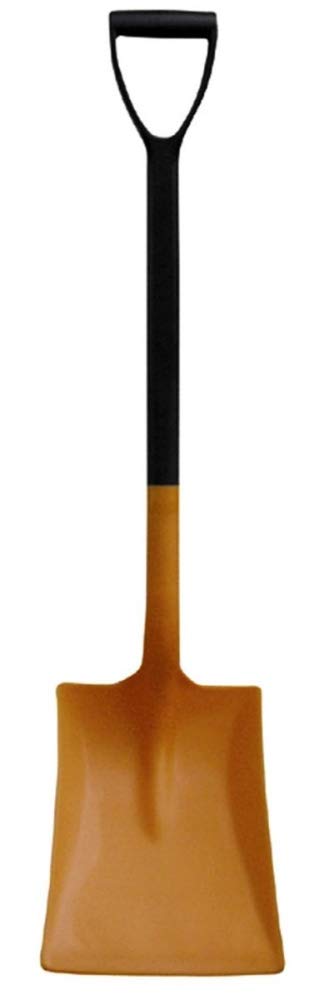 CEMO PP03 Allzweckschaufel mit D-Griff, Orange-schwarz, 98 cm