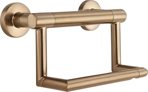 Delta Faucet 41550-CZ Contemporary Tissue Holder/Assist Bar Champagne Bronze