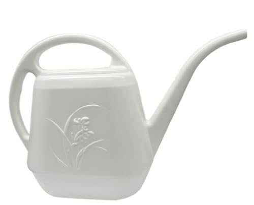 TTAOE GN Watering Can for Home Garden - White Color - 1/2 Gallon