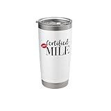 Milfin' Ain't Easy Upgraded to Milf Hot Mom Certified Milf Stainless Steel Insulated Tumbler