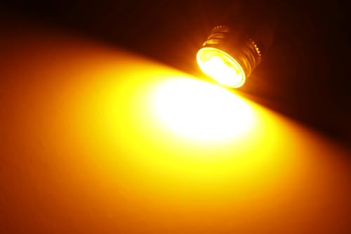 iJDMTOY Bombillas LED de Espejo Lateral Ámbar para Toyota FJ Cruiser miniatura 2
