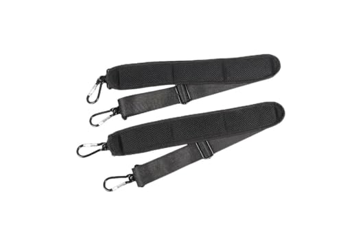 YoungMonic 2pcs Shoulder Strap Replacement Padded Adjustable Bag Strap with Hooks for Laptop Violin Viola Cello Case Straps