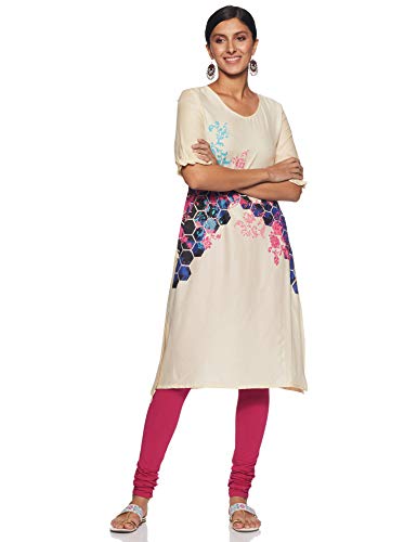 Image of Karigari Women's Rayon Regular Kurta
