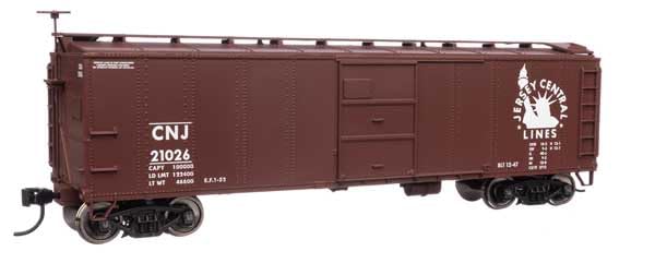 Walthers Mainline 910-40955 HO Scale 40' Early X29 Boxcar - Ready to Run - Central Railroad of New Jersey #21026