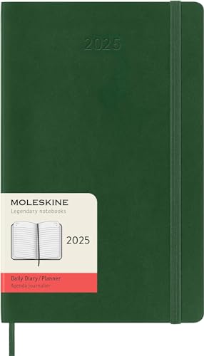 Moleskine Classic 12 Month 2025 Daily Planner, Soft Cover, Large (5