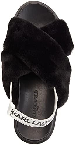 Karl Lagerfeld Paris Women's Patricia Slipper, Black, 7 | Image 3