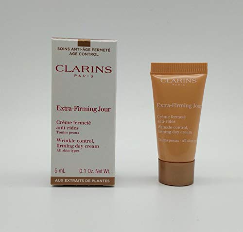 Clarins Extra Firming Jour Wrinkle Control Firming Day Cream All Skin Types, 0.1 fluid_ounces