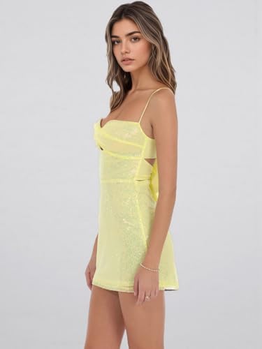 Sequin Homecoming Dresses 2025 Tight Short Prom Dress for Teens Spaghetti Strap Cocktail Party Gowns3